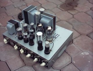 1950s Mass Rowe Carillons 60 Watt 6550 Mono Valve amplifier 