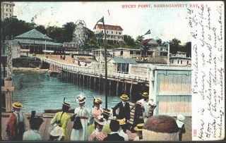   Rhode Island 1906 Rocky Point Amusement Park Vintage Postcard