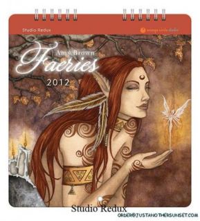 Amy Brown Small Calendar Fairy Faery Fantasy 2012 New