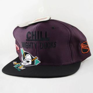 Anaheim Mighty Ducks Vintage Chill Snapback Hat Cap Disney NEW