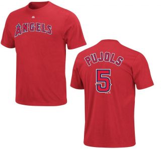 Albert Pujols Los Angeles Angels of Anaheim T Shirt Name Number Jersey 