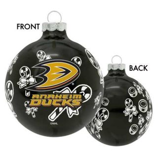 Anaheim Ducks NHL Hockey Glass Christmas Ornament Holiday Decoration 
