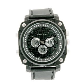   by Surface Mens XL Black Analog Digital Chronograph Quartz Watch 32477