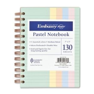 ampad evidence pastel wirebound notebook