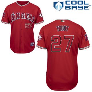 Mike Trout Anaheim Angels 2012 Authentic Cool Base Alternate Majestic 