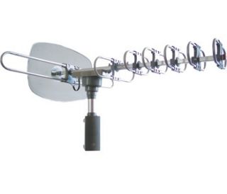 HDTV Digital Motorized Rotating Amplified TV Antenna Full Band DTV VHF 