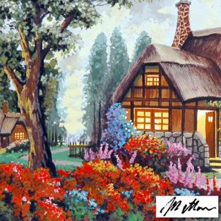 Anatoly Metlan Country House Ed Serigraph H S