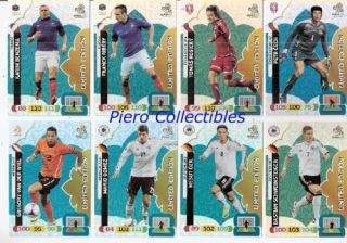 Euro 2012 Adrenalyn XL Cards Lot 20 Limited Edition Cards Panini