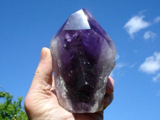 Bolivian Anahi Amethyst 4 5 Inch Quartz Crystal
