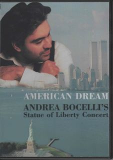 American Dream Andrea Bocellis Statue of Liberty Concert DVD Sarah 