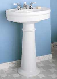 American Standard Collection Pedestal Sink 8 Drill