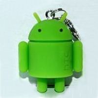 HTC Android Figure Toy Green Robot Keychain Andrew Bell