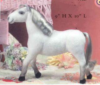New PAL Andalusian Poseable Plush Horse by Applause