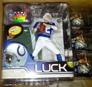 Mcfarlane NFL Football Series 30 Andrew Luck Colts Rookie Debut Figure 