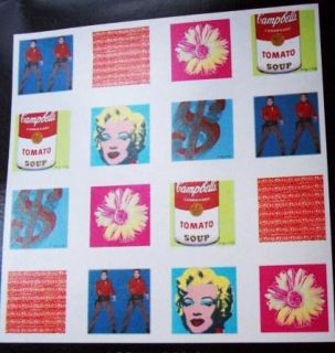 Andy Warhol Pop Art Vinyl Shower Curtain Marilyn Monroe