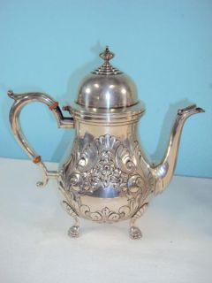 AMSTON Silver STERLING SILVER Coffee Pot, Tea Pot, Waste Bowl Sugar 