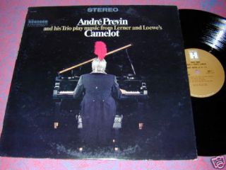 Andre Previn Camelot Stero Piano Trio Lerner Loewe LP