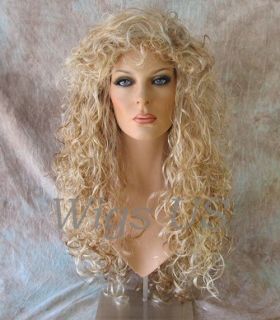 Wigs Straw Blond Frst Pale Blond Long Flowing Curls Wig