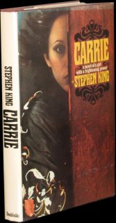 title carrie signed author king stephen