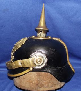 Genuine Pickelhaube Infanterie Regiment Anhalt Helmet