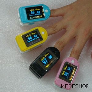 Portable Color OLED Fingertip Finger Pulse Oximeter Blood Oxygen SPO2 