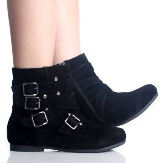 Flat Ankle Boots Buckle Zipper Strappy Velvet Designer Womens Booties 