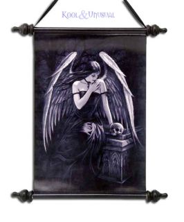 Anne Stokes Wall Art Scroll Lost Soul Gothic Angel