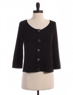 Ann Taylor Black Silk Cashmere Blend Cardigan Sz s Top Sweater Shirt 