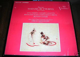   Box Set Puccini Madama Butterfly 3 LP Leinsdorf Anna Moffo