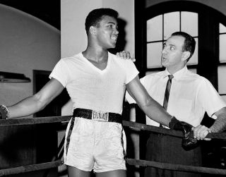 RARE Muhammad Ali Angelo Dundee 1962 World Heavyweight Boxing Champion 