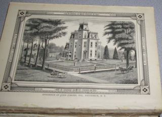 Very RARE 1882 Poughkeepsie Pawling Rhinebeck Wappingers Falls New 