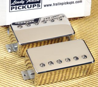 Lindy Fralin Pure PAF Humbucker Pickups Bright Nickel Covers 4 