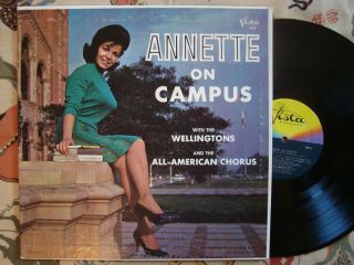 Annette Funicello LP On Campus 1963 Cheesecake