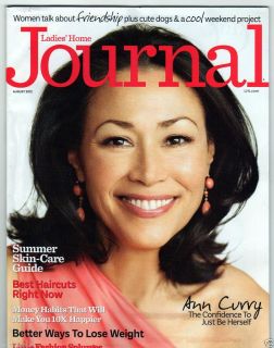 LADIES HOME JOURNAL AUGUST 2012 ANN CURRY SKIN CARE GUIDE MONEY HABITS 