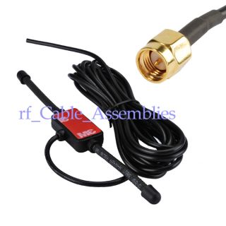 433Mhz antenna 3M cable with SMA connector Adhesive mount for UHF Long 