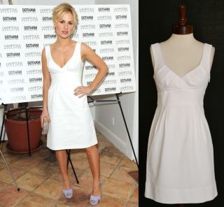 Nanette Lepore MT Olympus Dress 4 XS s UK 6 8 $295 New White Cotton 