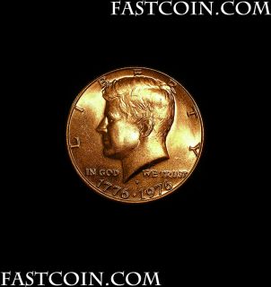   %20Coins/ raw coins/1976 gold plated kennedy half dollar obv