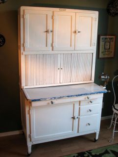Antique Hoosier Cabinet Vintage 1920s All Original with Flour Sifter 