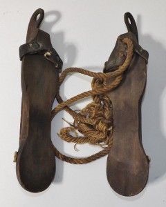 very early 1800 s vintage ice skates