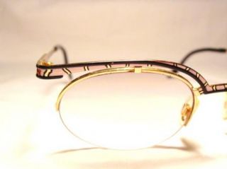 Vitg 80s Cazal 270 Animal Tiger Print Eyeglass Frames