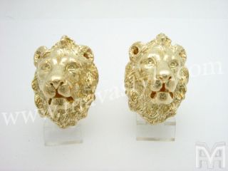   Lion Cufflinks Cuff Links Animal Leo Jewelry Bijou Jewellery