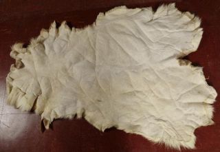   Caribou Riendeer Hide Pelt Rug Throw Animal Fur Skin Warm Winter Decor