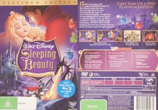 Sleeping Beauty 50th Aniversary NEW SEALED 2 Disc Platinum Edition R4 
