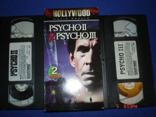 Psycho 2 Psycho 3 Anthony Perkins Goodtimes Video 1997 Release 2 VHS 