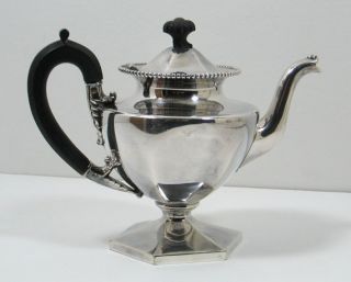 Antique Quadruple Plate Teapot Tea Pot by Wilcox Silver Co 19th C 