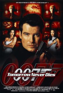 TOMORROW NEVER DIES MOVIE POSTER 2 Sided ORIGINAL FINAL 27x40