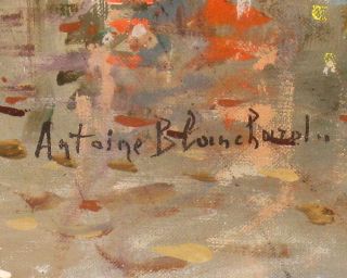 Antoine Blanchard Madeleine Church Paris Oil Painting
