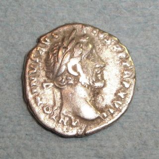 Antoninus Pius Roman Denarius Silver Coin 138 161 Ad