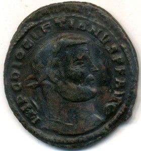 Diocletian AE Follis Ad 284 305 Antioch Ric VI 50A