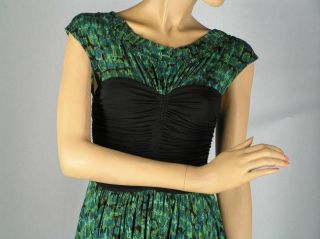 New Anthropologie Plenty by Tracy Reese Braque Bodice Dress P s Green 